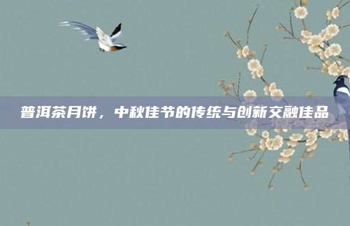 普洱茶月饼，中秋佳节的传统与创新交融佳品