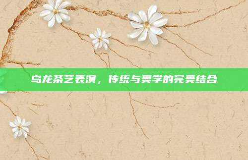 乌龙茶艺表演，传统与美学的完美结合