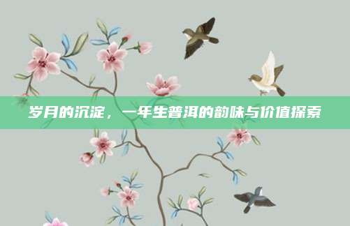 岁月的沉淀,一年生普洱的韵味与价值探索