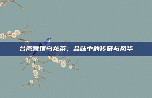 台湾藏顶乌龙茶，品味中的传奇与风华
