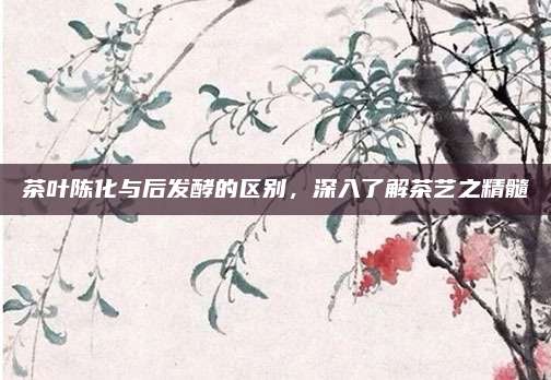 茶叶陈化与后发酵的区别，深入了解茶艺之精髓