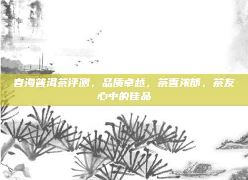 春海普洱茶评测，品质卓越，茶香浓郁，茶友心中的佳品