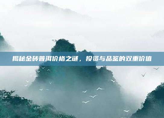 揭秘金砖普洱价格之谜，投资与品鉴的双重价值