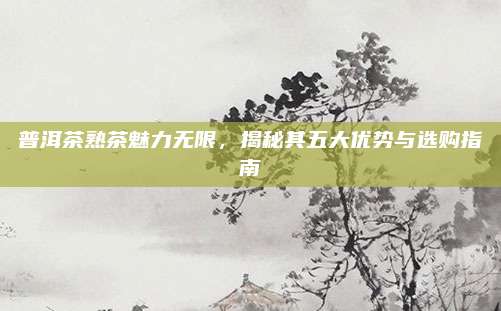 普洱茶熟茶魅力无限，揭秘其五大优势与选购指南