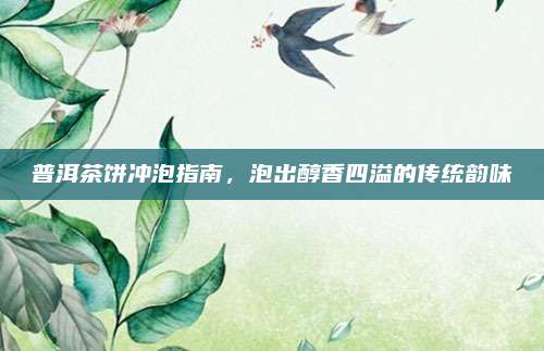普洱茶饼冲泡指南，泡出醇香四溢的传统韵味