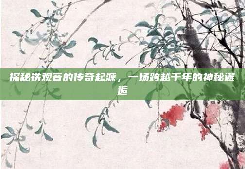 探秘铁观音的传奇起源,一场跨越千年的神秘邂逅