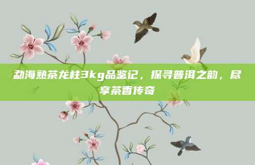 勐海熟茶龙柱3kg品鉴记,探寻普洱之韵,尽享茶香传奇