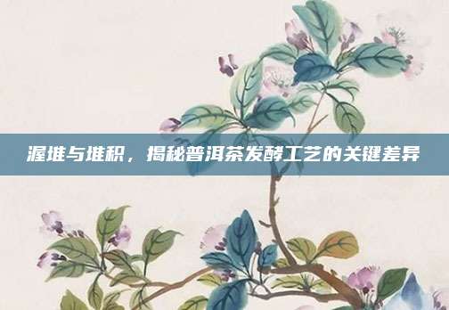 渥堆与堆积,揭秘普洱茶发酵工艺的关键差异