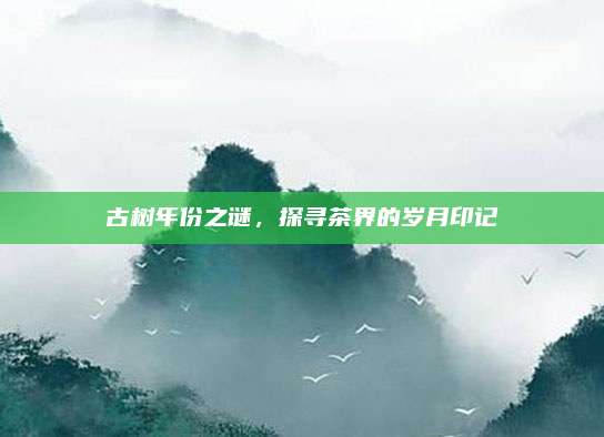 古树年份之谜，探寻茶界的岁月印记