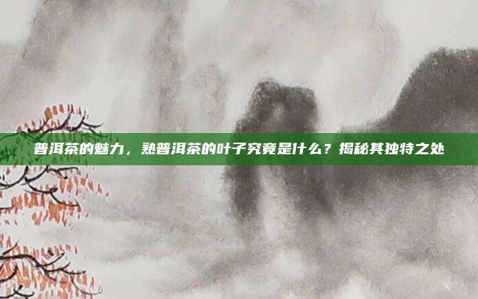 普洱茶的魅力，熟普洱茶的叶子究竟是什么？揭秘其独特之处