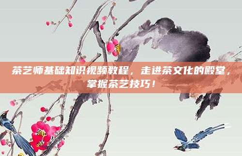 茶艺师基础知识视频教程，走进茶文化的殿堂，掌握茶艺技巧！
