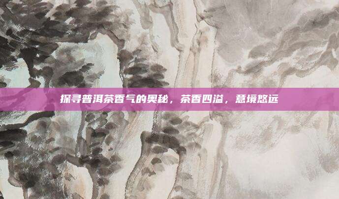 探寻普洱茶香气的奥秘，茶香四溢，意境悠远