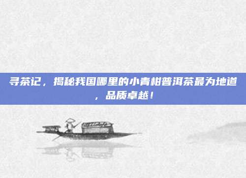 寻茶记，揭秘我国哪里的小青柑普洱茶最为地道，品质卓越！