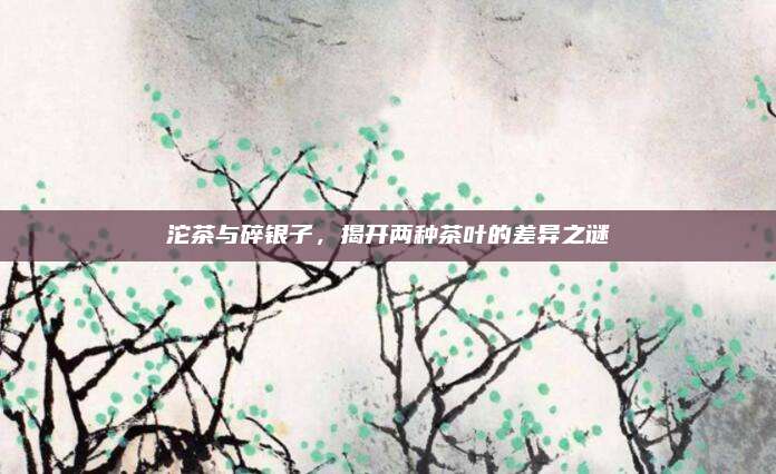 沱茶与碎银子,揭开两种茶叶的差异之谜