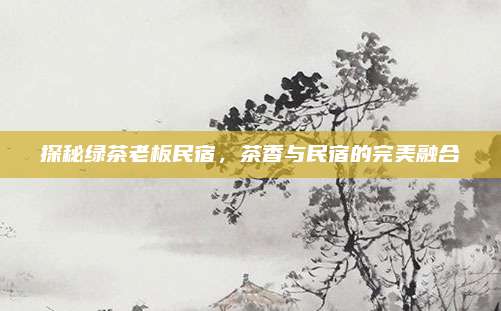 探秘绿茶老板民宿，茶香与民宿的完美融合