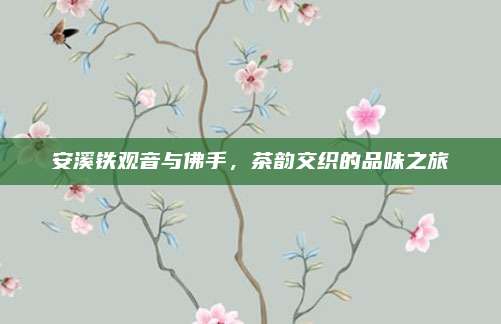 安溪铁观音与佛手,茶韵交织的品味之旅