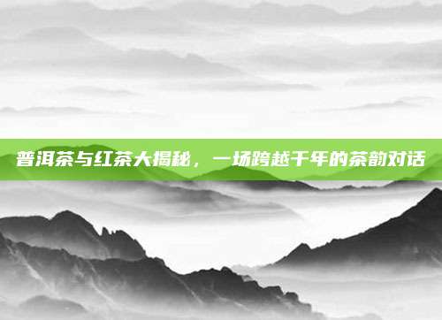 普洱茶与红茶大揭秘,一场跨越千年的茶韵对话
