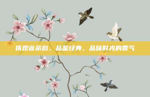 铁观音茶韵，品鉴经典，品味时光的香气