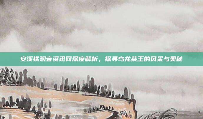 安溪铁观音资讯网深度解析,探寻乌龙茶王的风采与奥秘