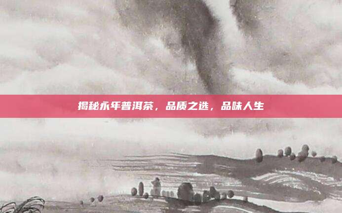 揭秘永年普洱茶,品质之选,品味人生