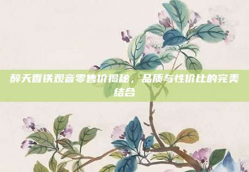醉天香铁观音零售价揭秘,品质与性价比的完美结合