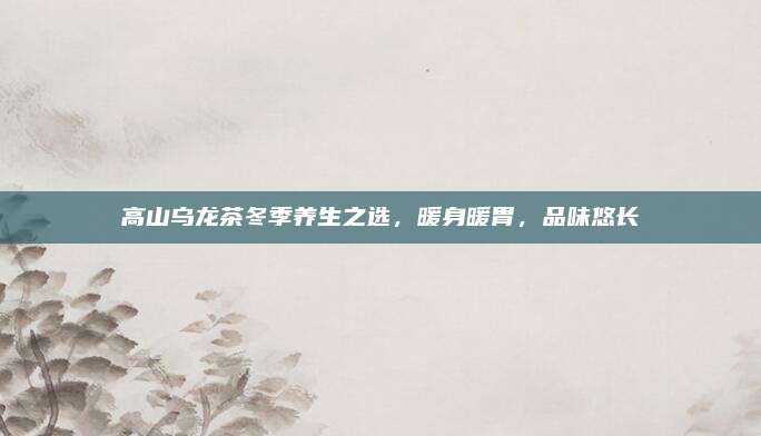 高山乌龙茶冬季养生之选，暖身暖胃，品味悠长