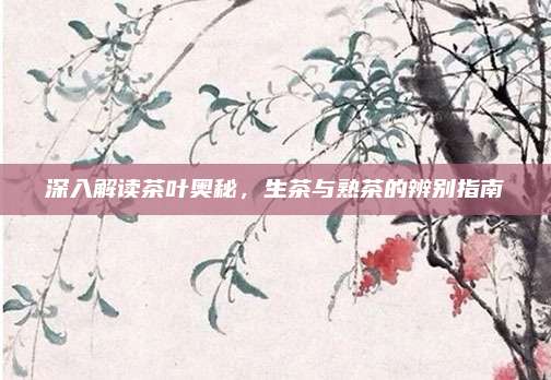 深入解读茶叶奥秘，生茶与熟茶的辨别指南