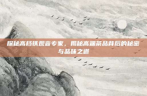 探秘高档铁观音专家,揭秘高端茶品背后的秘密与品味之道