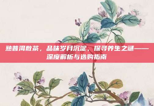 熟普洱散茶，品味岁月沉淀，探寻养生之谜——深度解析与选购指南