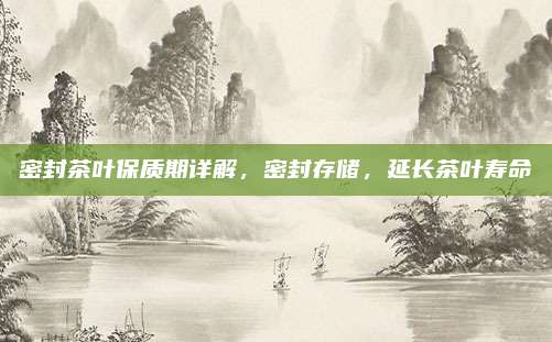 密封茶叶保质期详解,密封存储,延长茶叶寿命