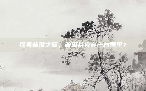 探寻普洱之源,普洱茶究竟产自哪里?