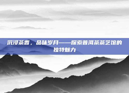 沉浸茶香,品味岁月——探索普洱茶茶艺馆的独特魅力