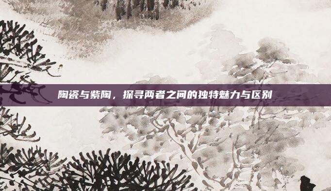 陶瓷与紫陶,探寻两者之间的独特魅力与区别