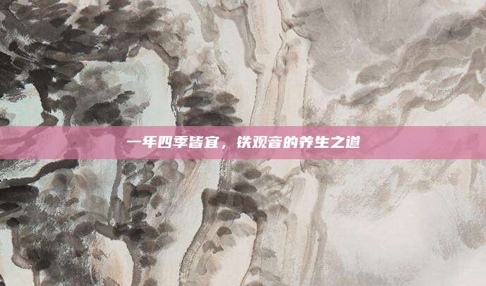 一年四季皆宜，铁观音的养生之道
