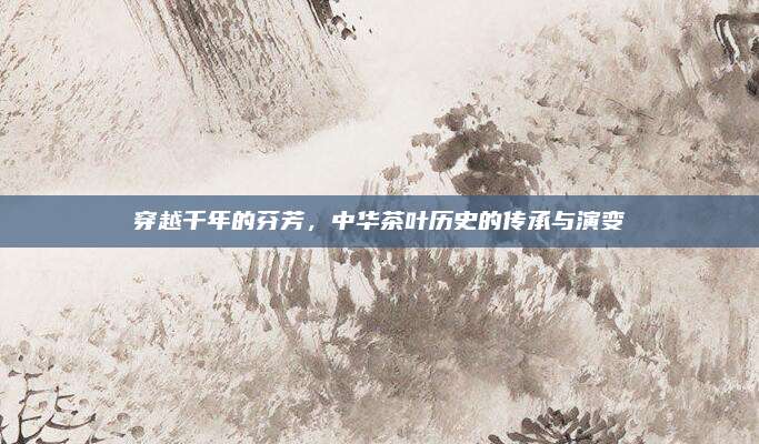 穿越千年的芬芳，中华茶叶历史的传承与演变
