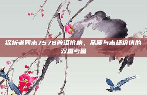 探析老同志7578普洱价格，品质与市场价值的双重考量