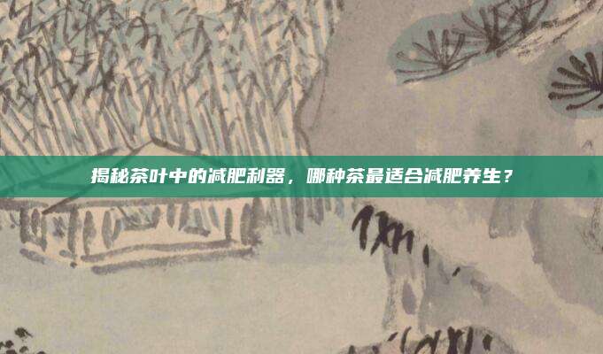 揭秘茶叶中的减肥利器，哪种茶最适合减肥养生？