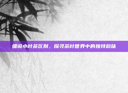 细说小叶茶区别，探寻茶叶世界中的独特韵味