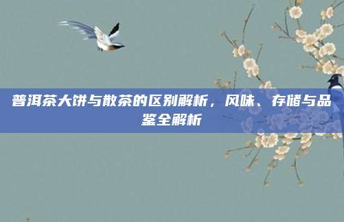普洱茶大饼与散茶的区别解析，风味、存储与品鉴全解析