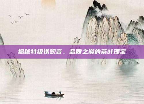 揭秘特级铁观音,品质之巅的茶叶瑰宝