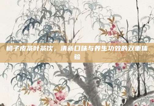 橘子皮茶叶茶饮，清新口味与养生功效的双重体验