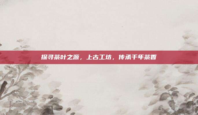 探寻茶叶之源，上古工坊，传承千年茶香