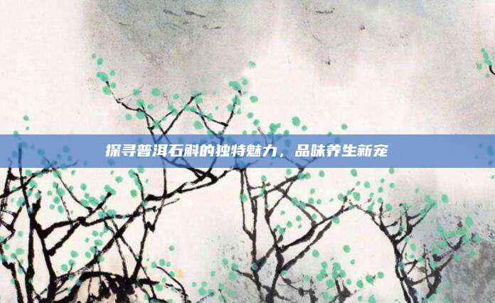 探寻普洱石斛的独特魅力,品味养生新宠
