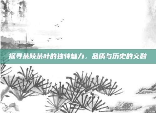 探寻茶陵茶叶的独特魅力，品质与历史的交融