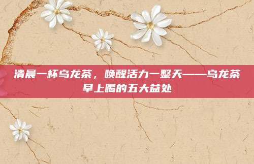 清晨一杯乌龙茶,唤醒活力一整天——乌龙茶早上喝的五大益处