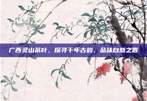 广西灵山茶叶，探寻千年古韵，品味自然之香