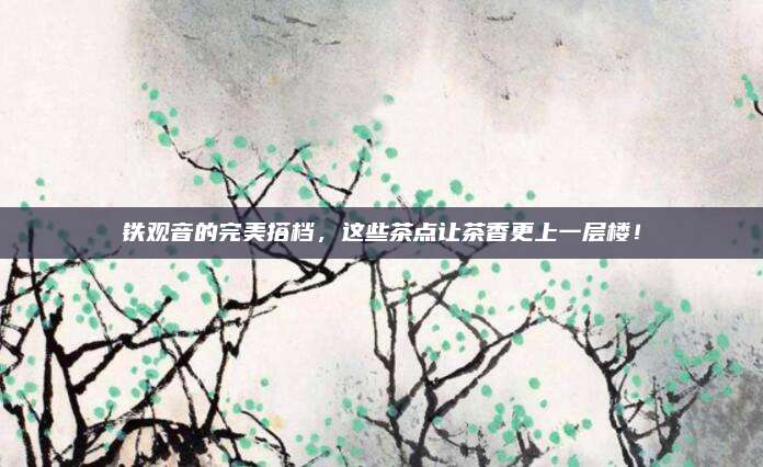 铁观音的完美搭档，这些茶点让茶香更上一层楼！
