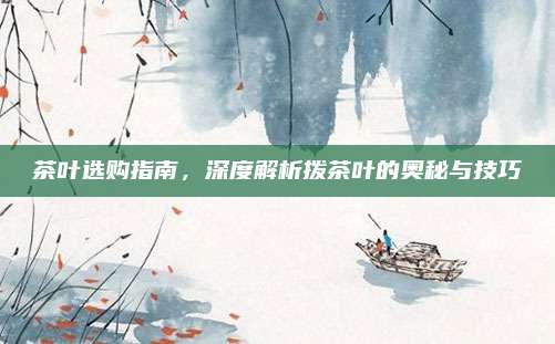 茶叶选购指南，深度解析拨茶叶的奥秘与技巧