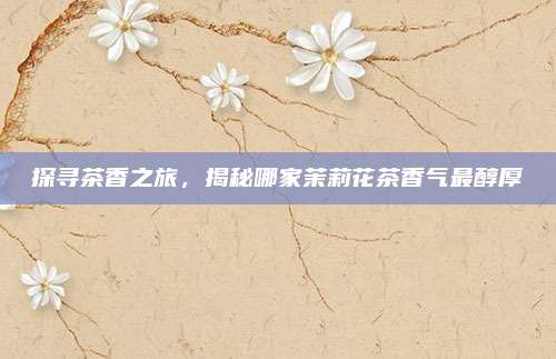 探寻茶香之旅，揭秘哪家茉莉花茶香气最醇厚