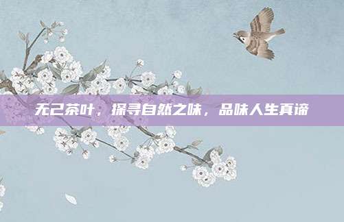 无己茶叶，探寻自然之味，品味人生真谛